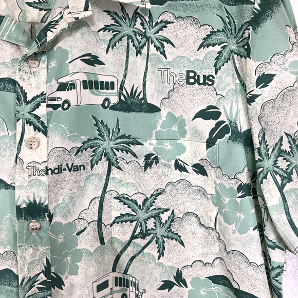 Authentic Tori Richard Honolulu Men’s Shirt Green - Picture 3 of 6